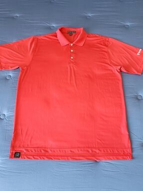 NWOT! PETER MILLAR Mens Summer Comfort Embroidered Logo Golf Polo Shirt (XL) Red